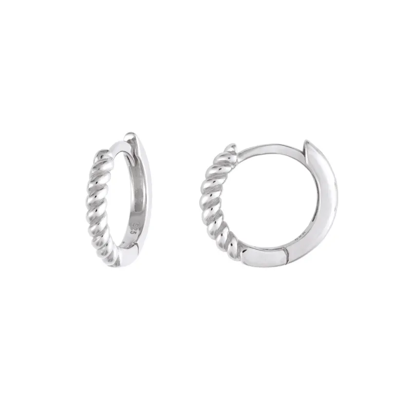 MILEY HUGGIES SILVER sold by FYB JEWELRY