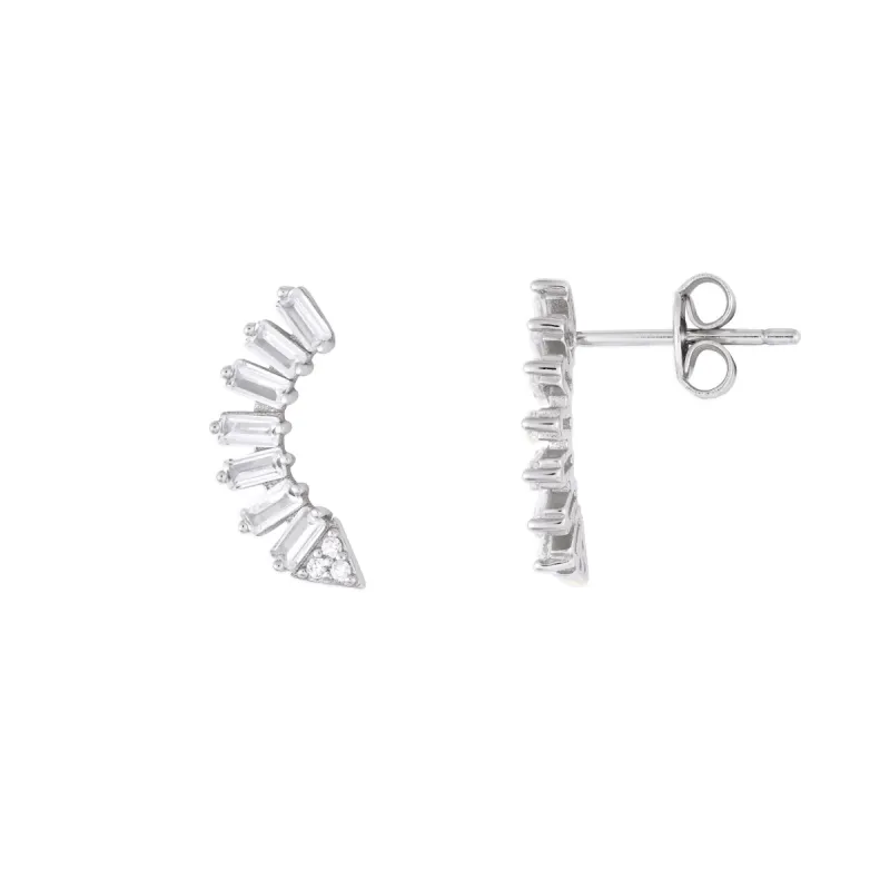 SIERA STUDS SILVER sold by FYB JEWELRY