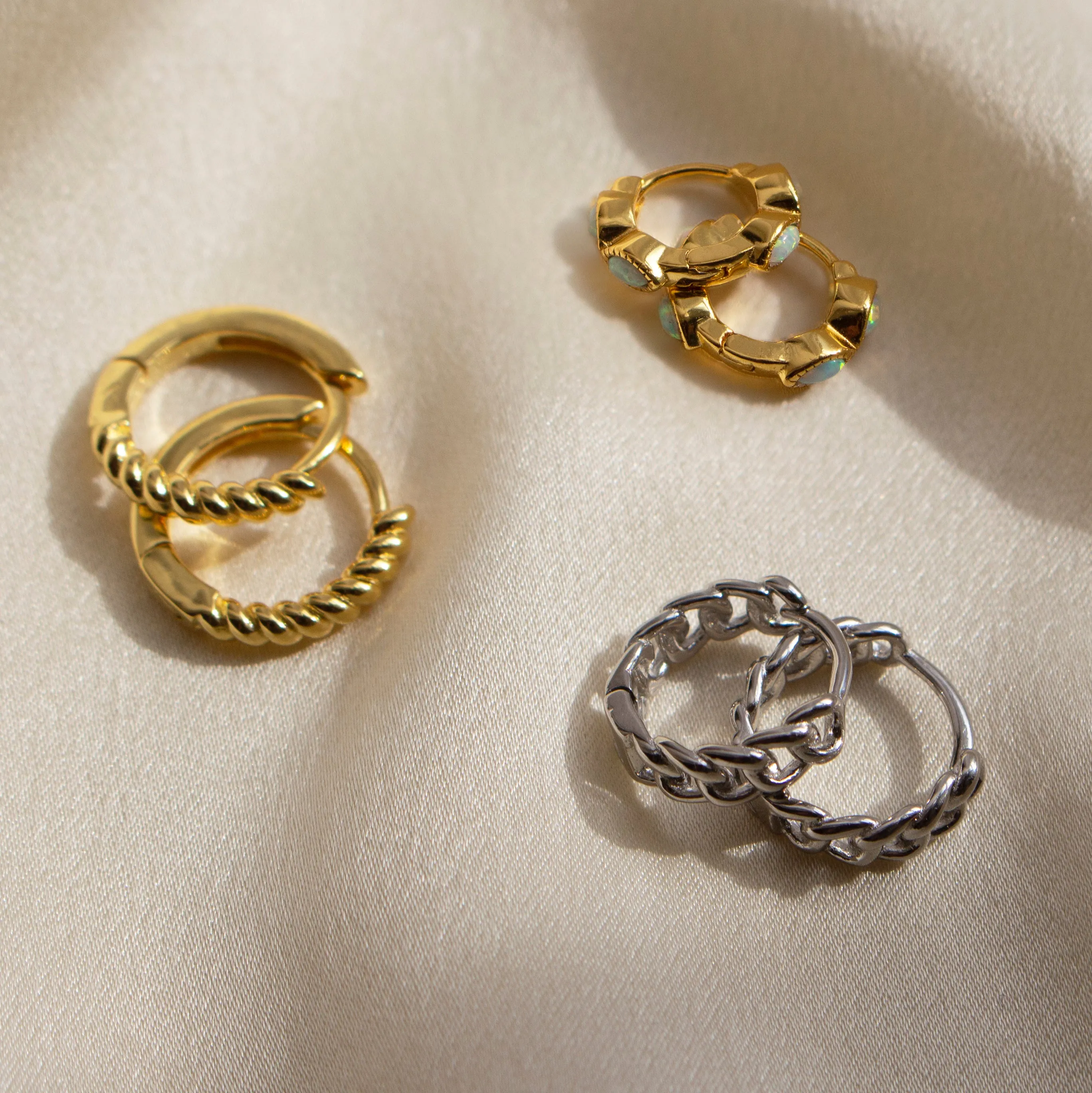 MILEY HUGGIES GOLD sold by FYB JEWELRY product image thumbnail 2