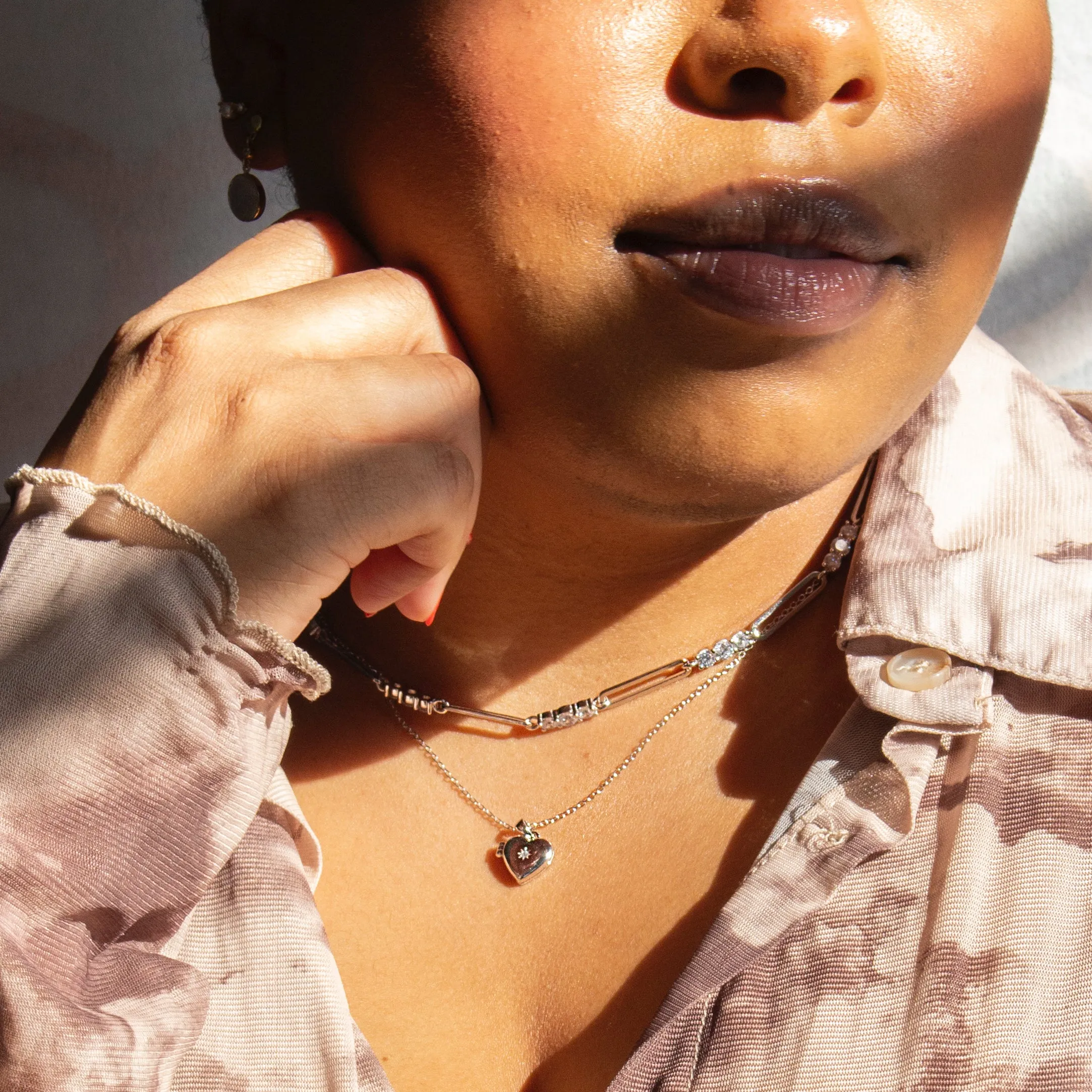 SOLEIL NECKLACE SILVER sold by FYB JEWELRY product image thumbnail 2