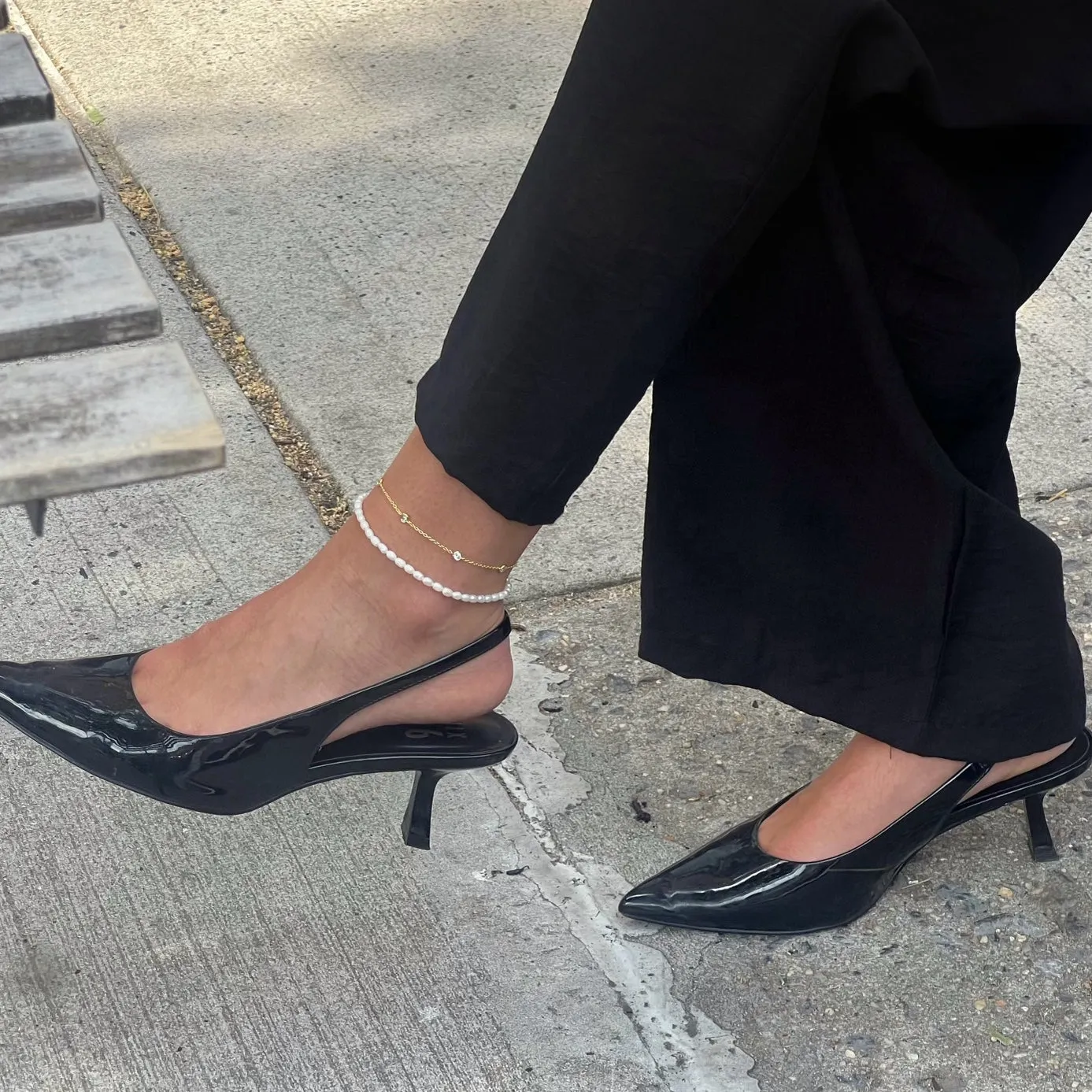 CAMILLE PEARL ANKLET sold by FYB JEWELRY product image thumbnail 2