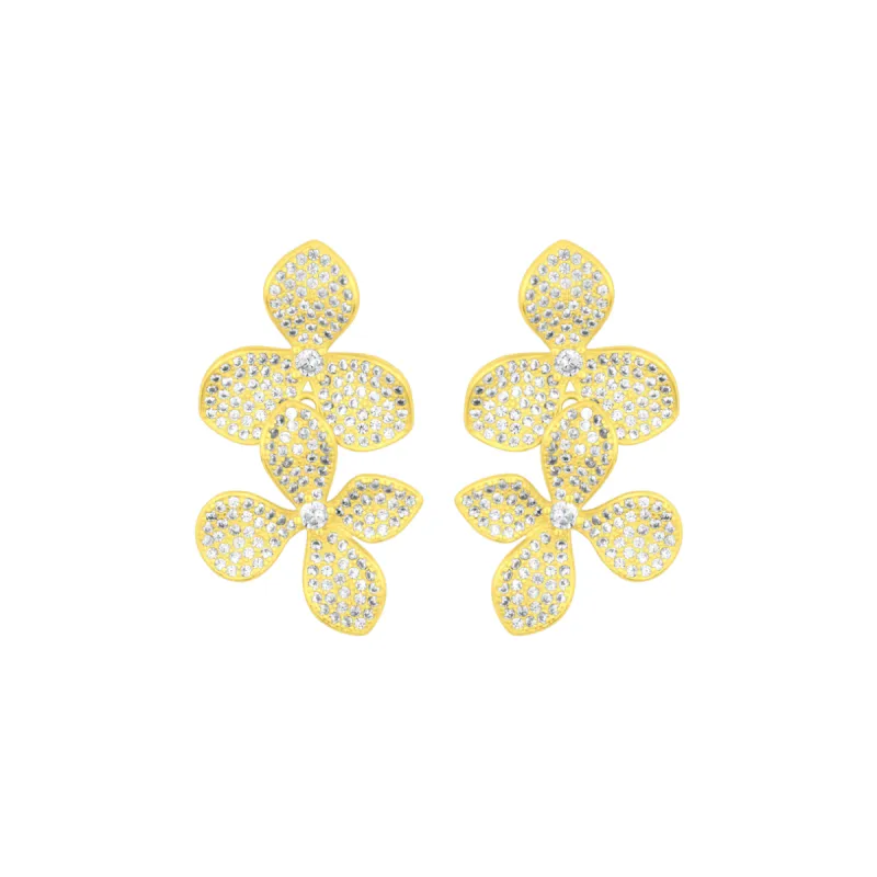 SAKURA EARRINGS GOLD sold by FYB JEWELRY