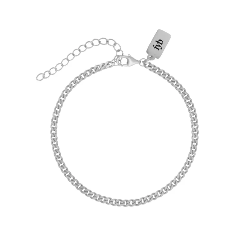 DANI CHAIN BRACELET SILVER sold by FYB JEWELRY