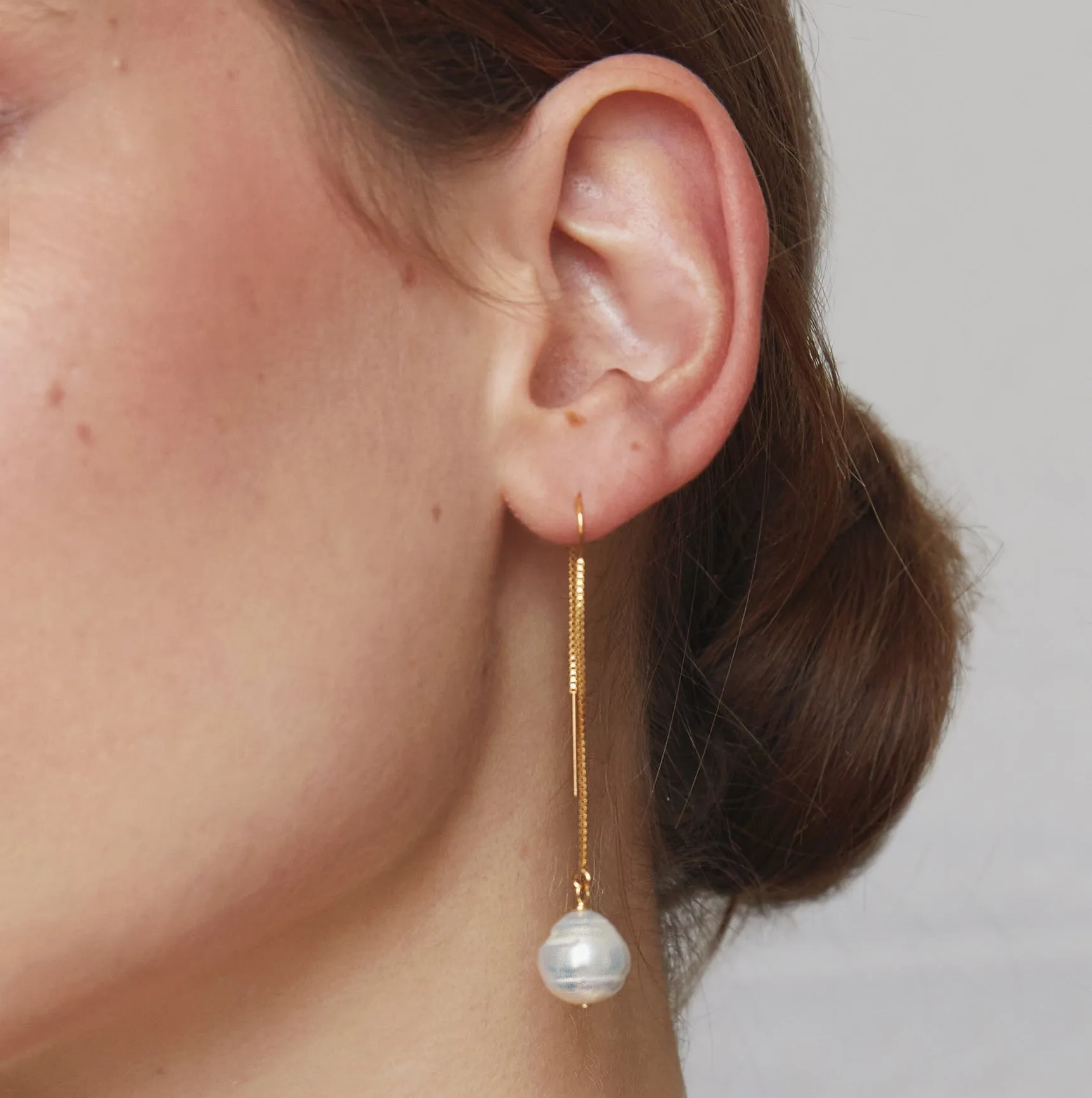 KIRI THREADERS PEARL GOLD sold by FYB JEWELRY product image thumbnail 3