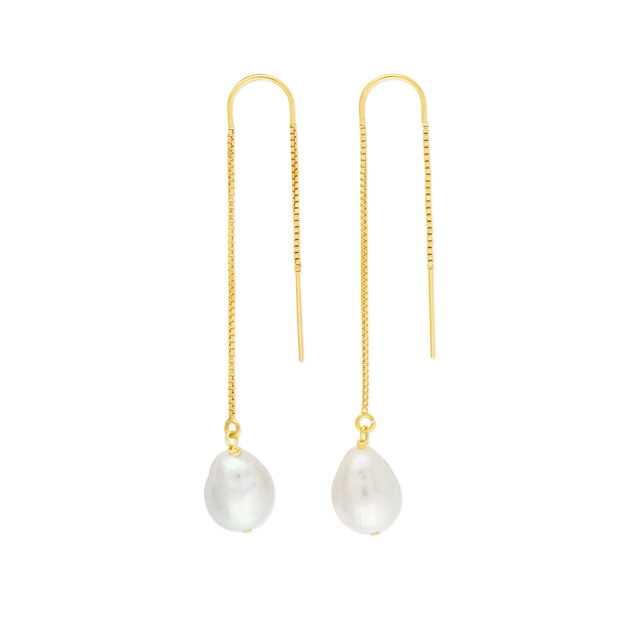 KIRI THREADERS PEARL GOLD sold by FYB JEWELRY