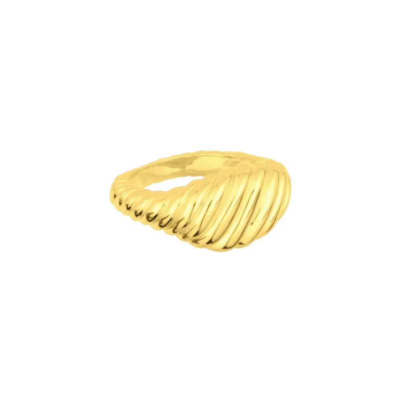 STELLA SIGNET RING GOLD sold by FYB JEWELRY
