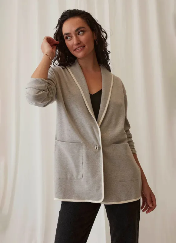 Meghan Blazer made by Grey State Apparel