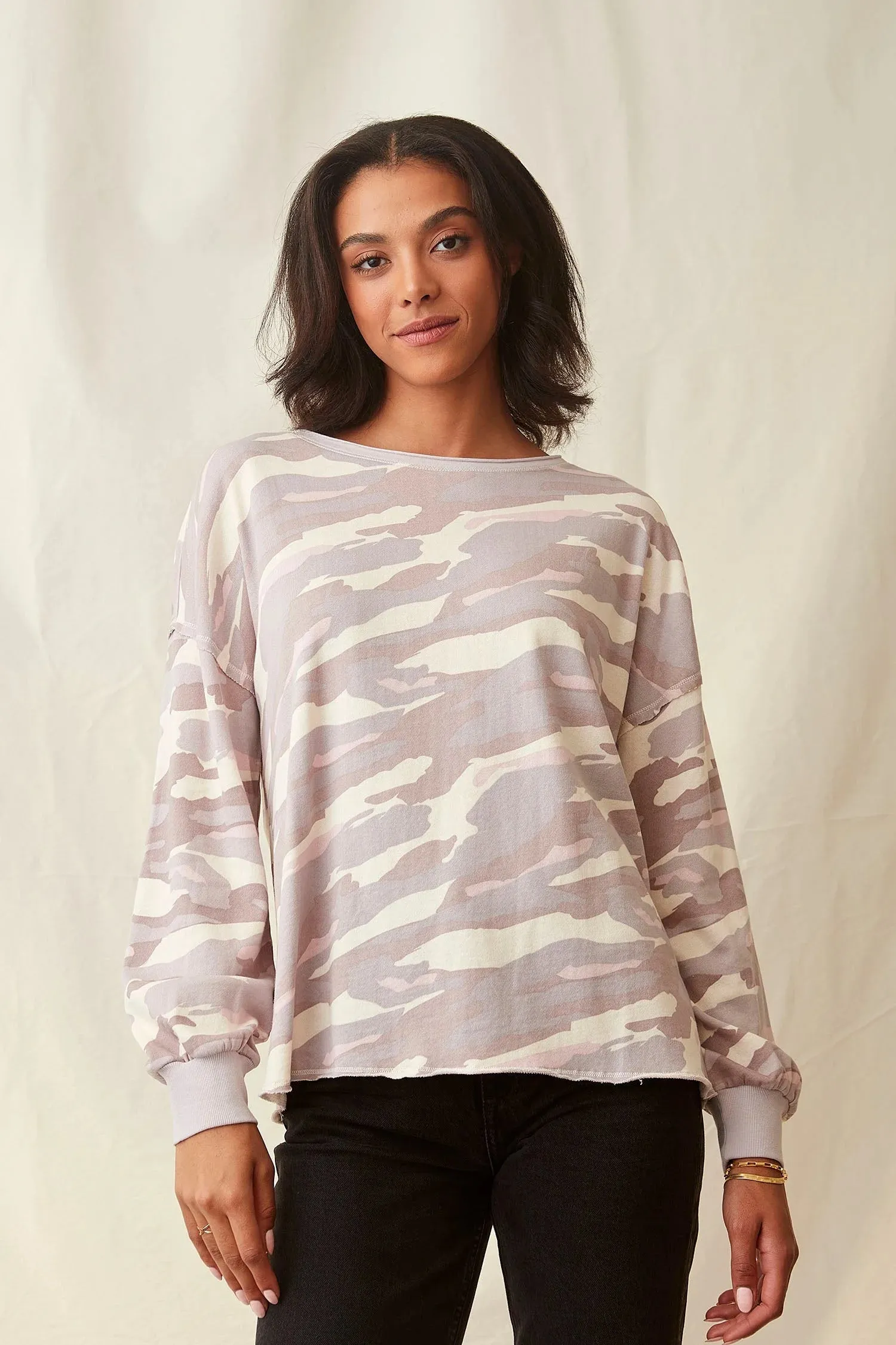 Quartz Camo Sweatshirt sold by Grey State Apparel product image thumbnail 2