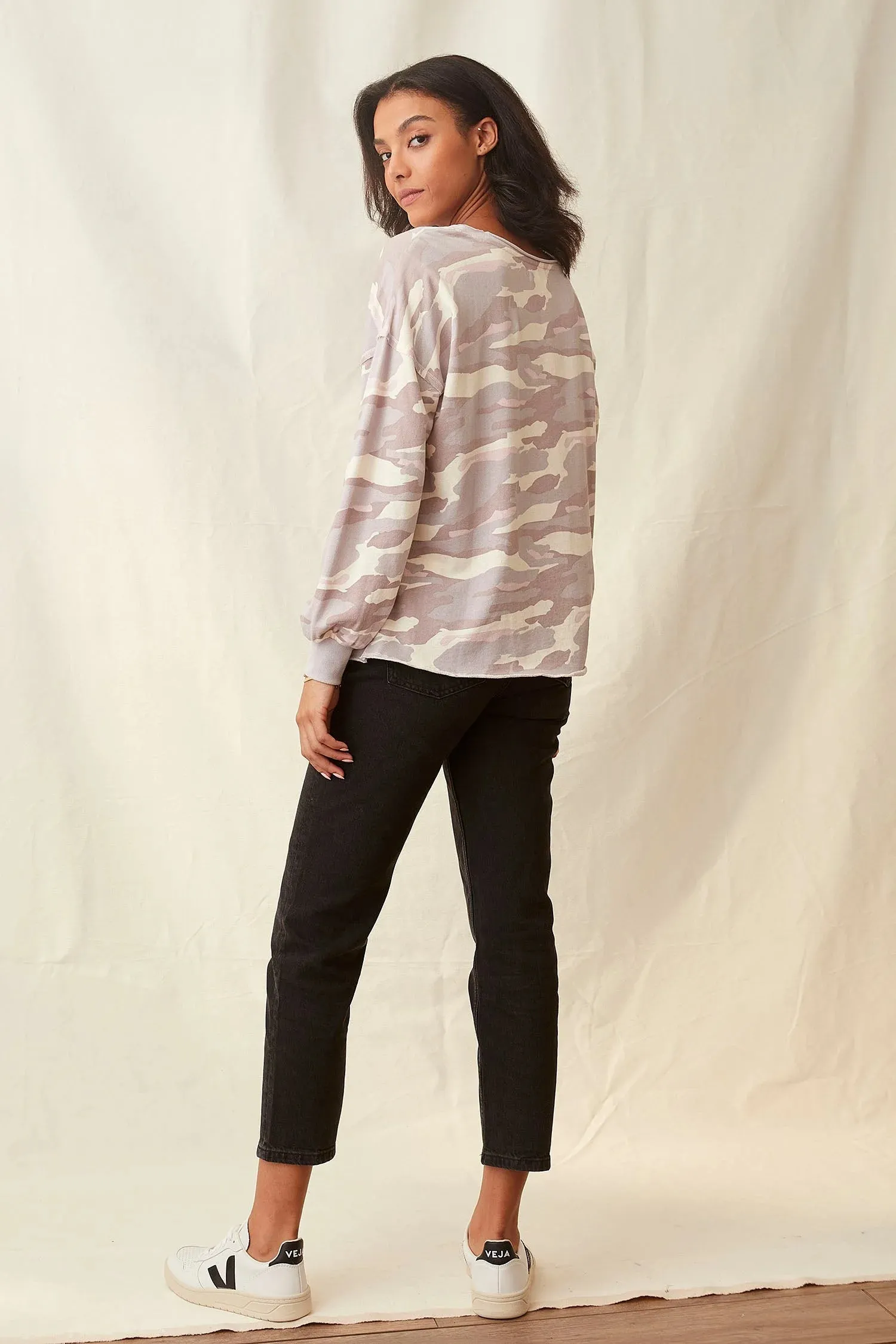 Quartz Camo Sweatshirt sold by Grey State Apparel product image thumbnail 3