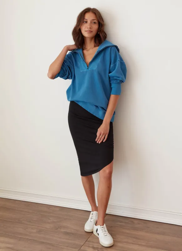 Washed Joni Pullover sold by Grey State Apparel