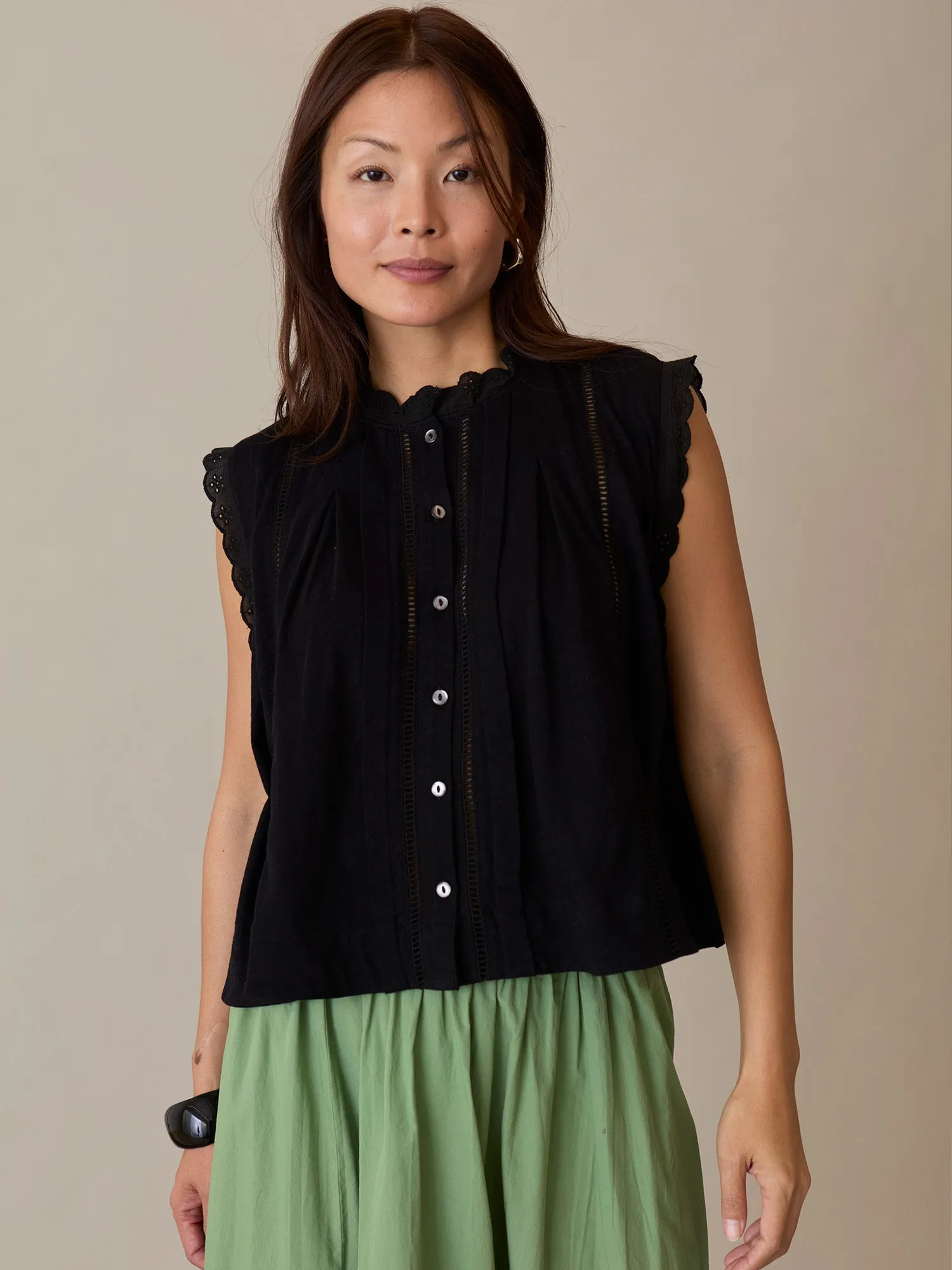 Violet Top sold by Grey State Apparel product image thumbnail 3