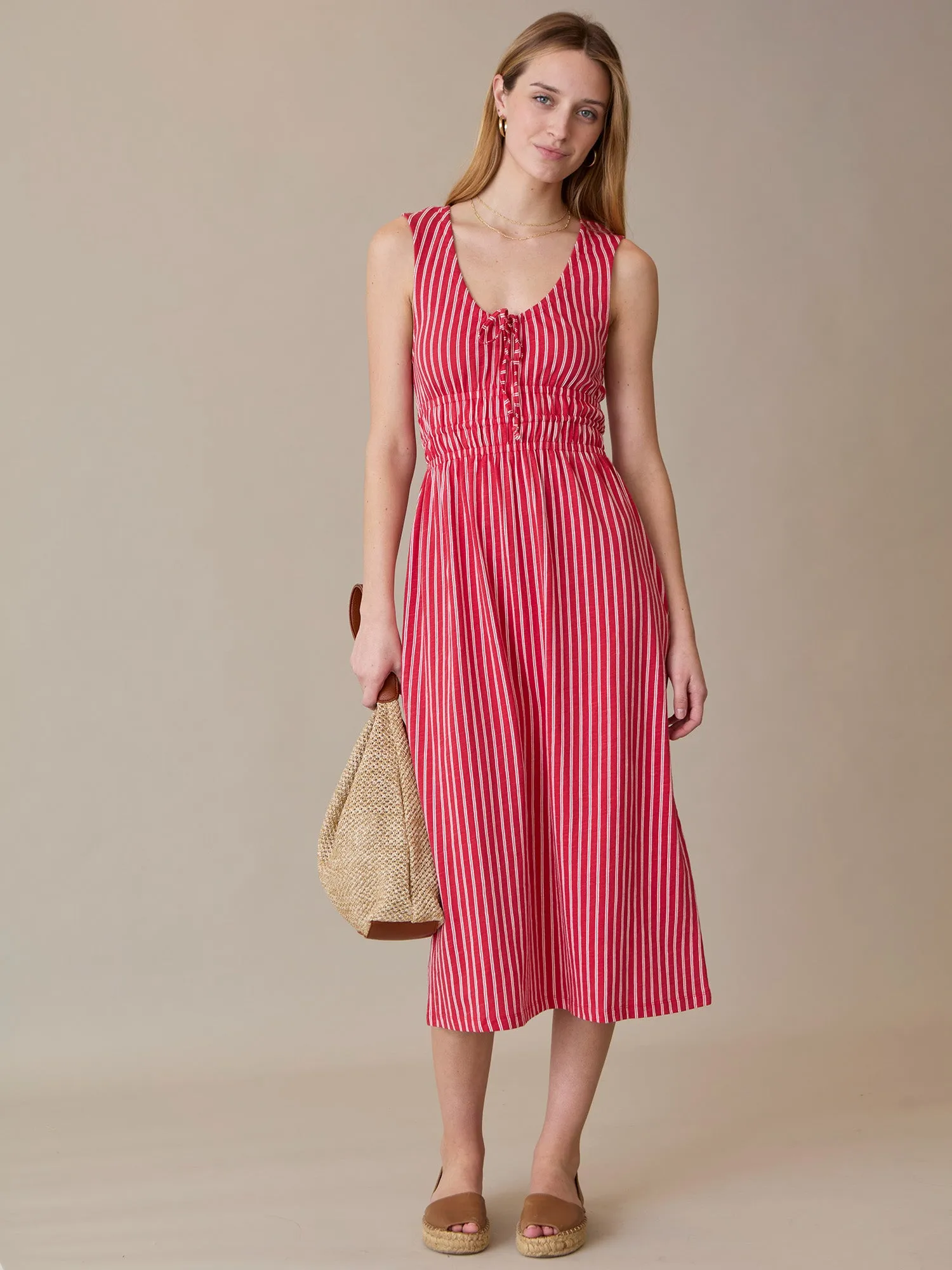 Striped Francine Dress sold by Grey State Apparel