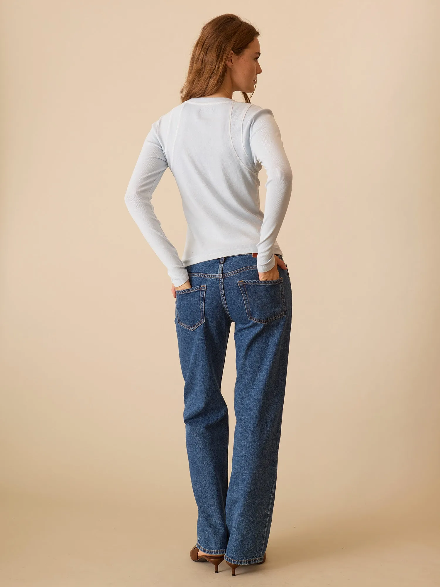 Washed Long Sleeve Audra Top sold by Grey State Apparel product image thumbnail 5