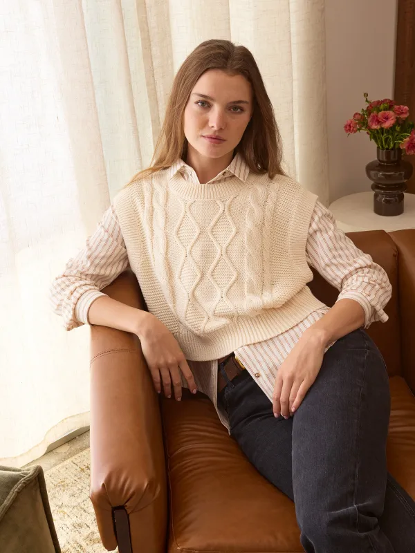 Striped Avery Top made by Grey State Apparel