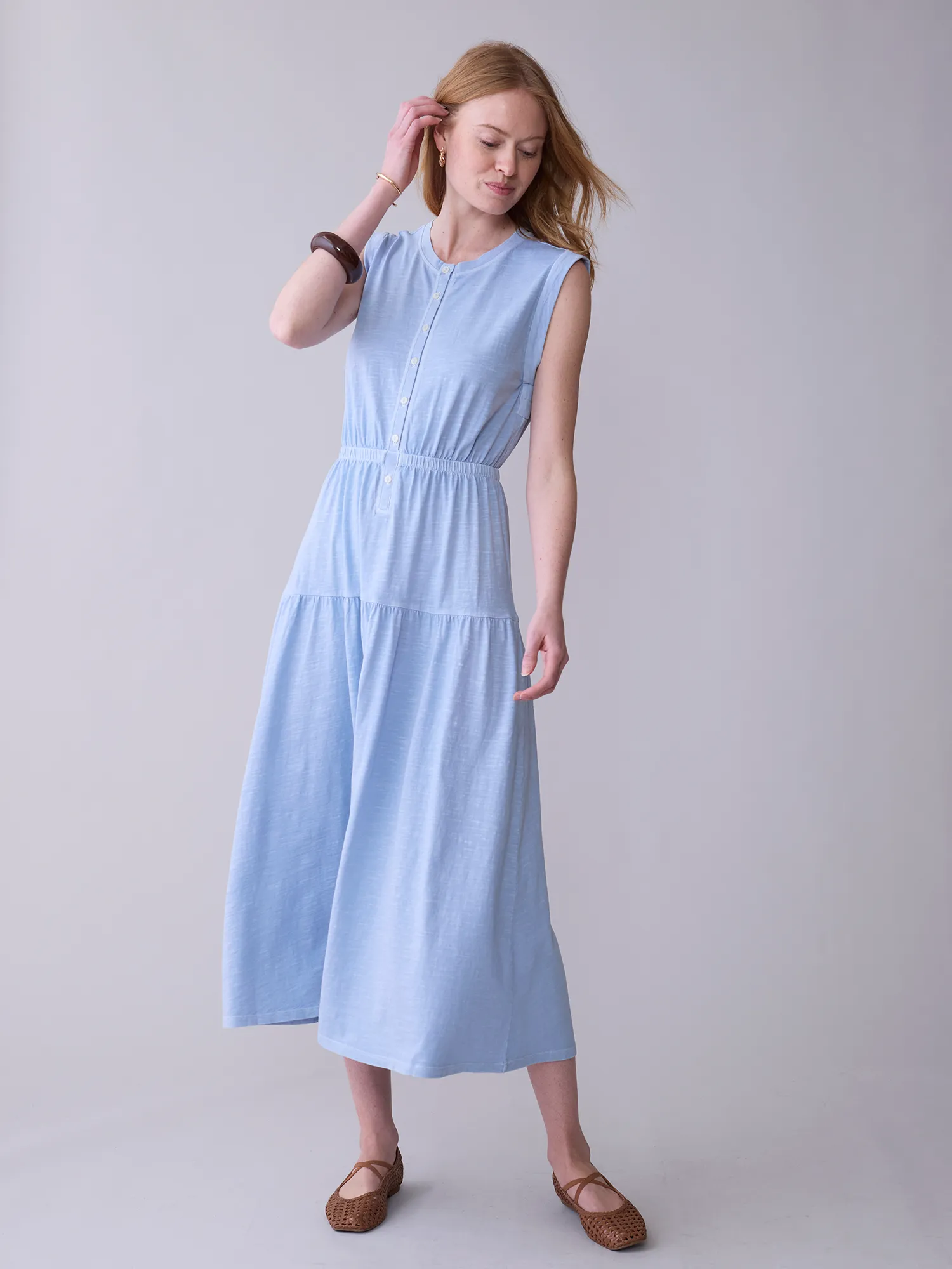 Washed Delphine Dress sold by Grey State Apparel product image thumbnail 5