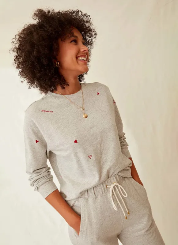 Amour Sweatshirt sold by Grey State Apparel