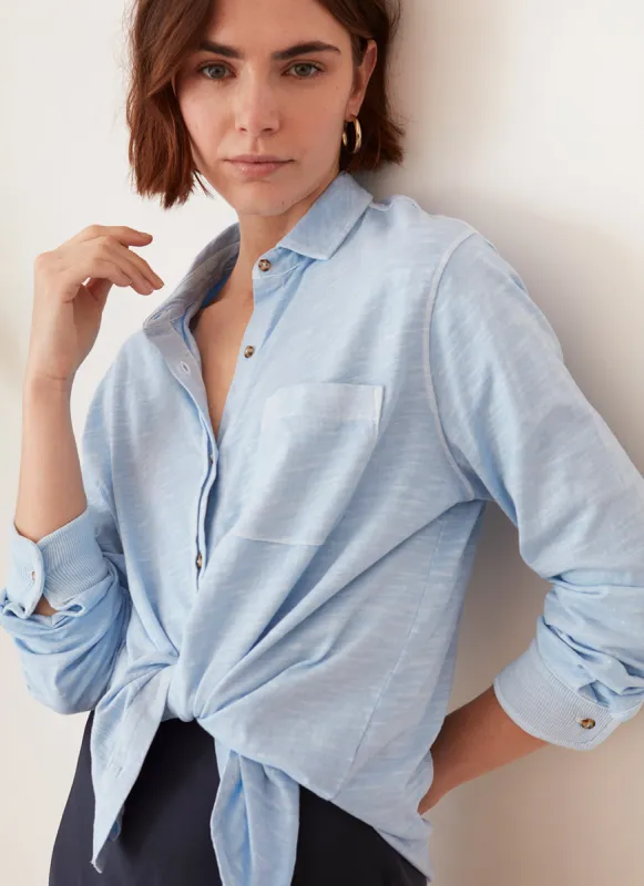 Washed Avery Shirt made by Grey State Apparel