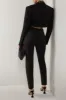 Black crepe cropped blazer sold by Heiress Beverly Hills