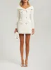 White tweed blazer dress sold by Heiress Beverly Hills