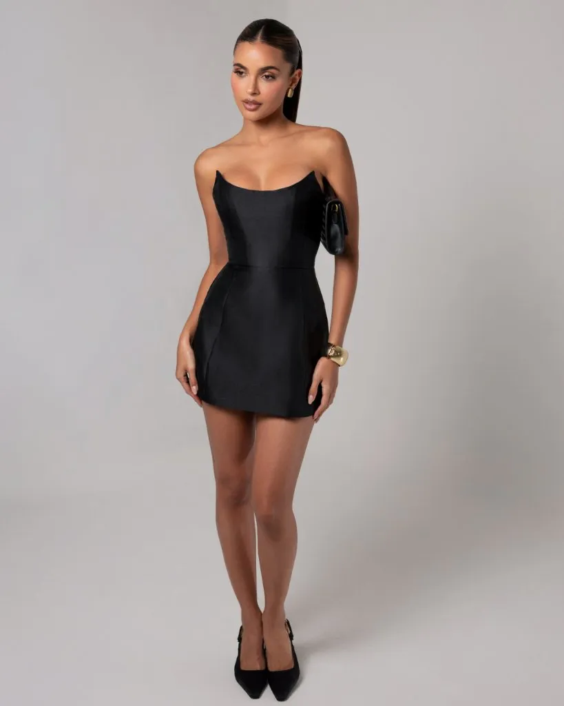 The Sheen Corset Mini Dress sold by Heiress Beverly Hills product image thumbnail 3
