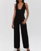 Black tweed scoop neck tank top sold by Heiress Beverly Hills
