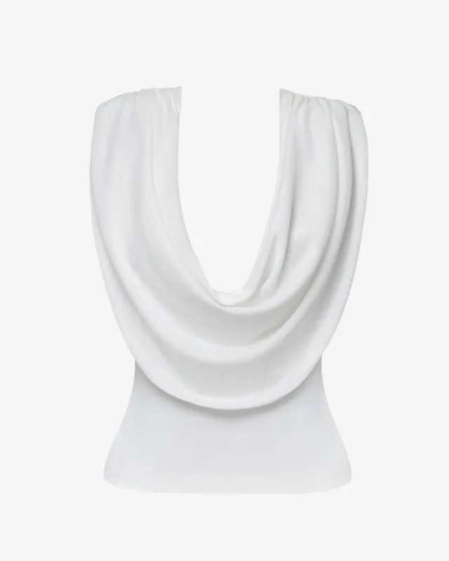 The Drape Top sold by Heiress Beverly Hills