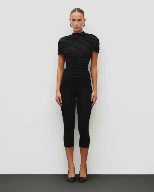 The Draped Shoulder Top sold by Heiress Beverly Hills