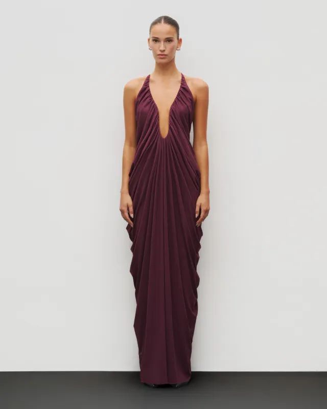 The Draped Halter Gown sold by Heiress Beverly Hills