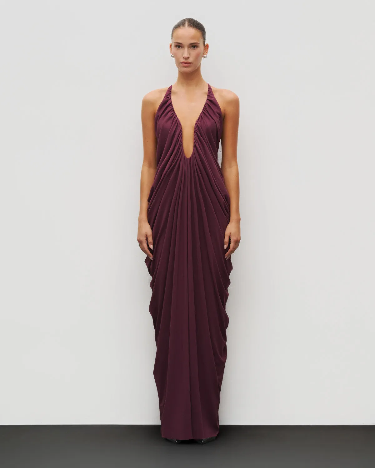 The Draped Halter Gown sold by Heiress Beverly Hills