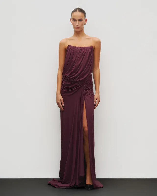 The Gathered Drape Gown sold by Heiress Beverly Hills