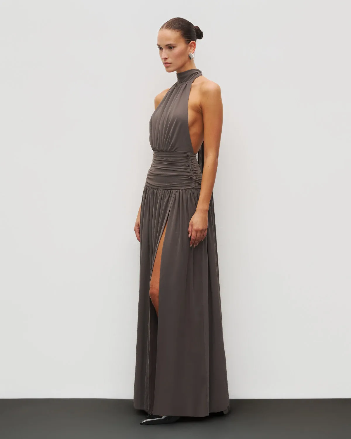 The Halter Slit Gown sold by Heiress Beverly Hills product image thumbnail 2