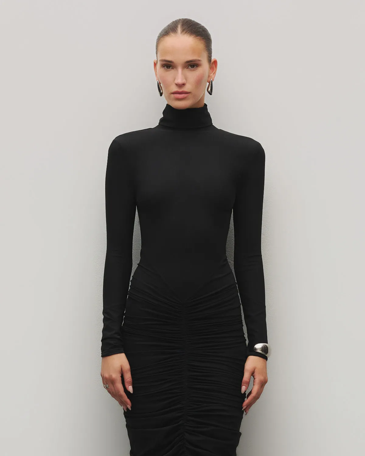 The Ruched Maxi Dress sold by Heiress Beverly Hills product image thumbnail 4