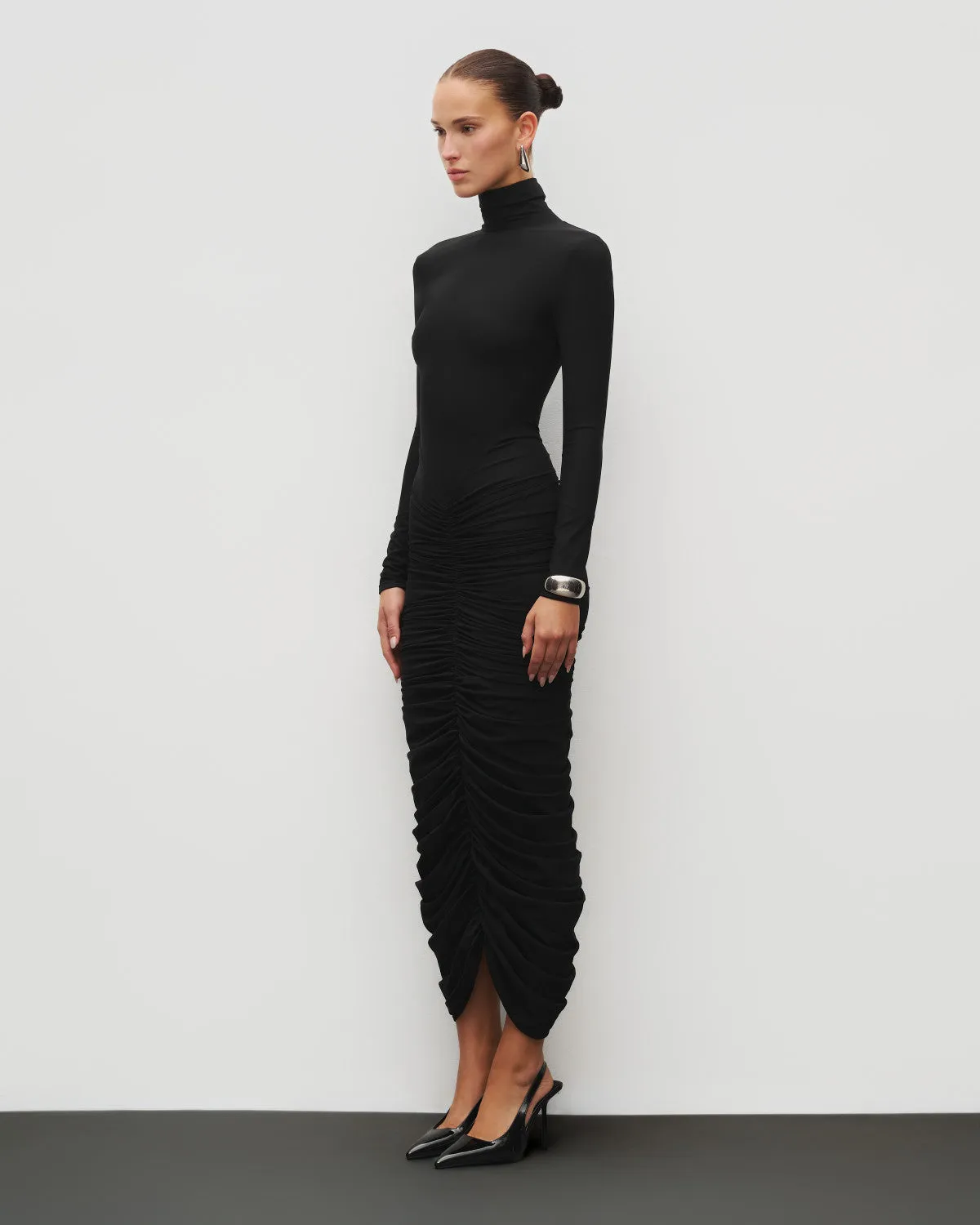The Ruched Maxi Dress sold by Heiress Beverly Hills product image thumbnail 2