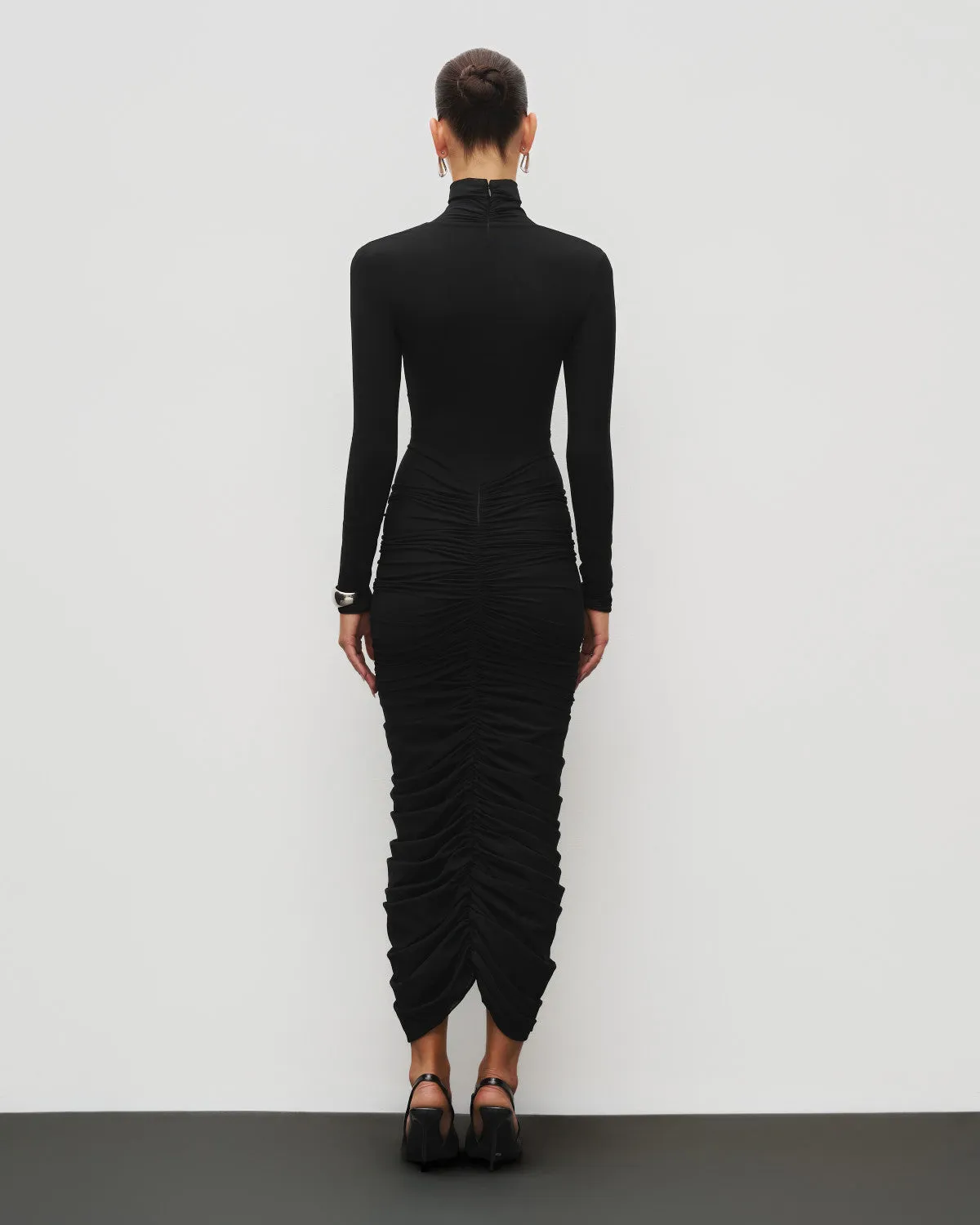 The Ruched Maxi Dress sold by Heiress Beverly Hills product image thumbnail 3