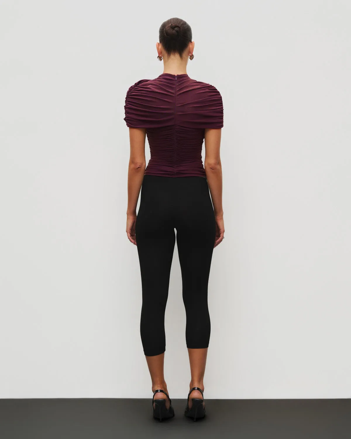 The Draped Shoulder Top sold by Heiress Beverly Hills product image thumbnail 4
