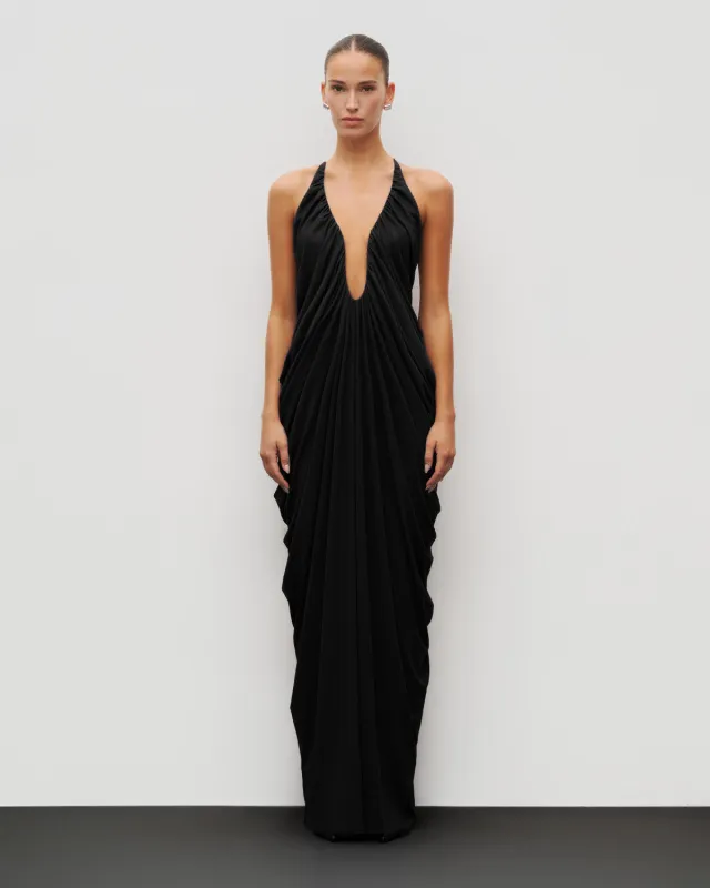 The Draped Halter Gown sold by Heiress Beverly Hills