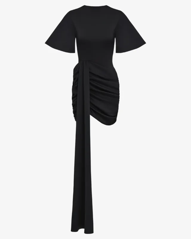 The Draped T-Shirt Mini Dress made by Heiress Beverly Hills