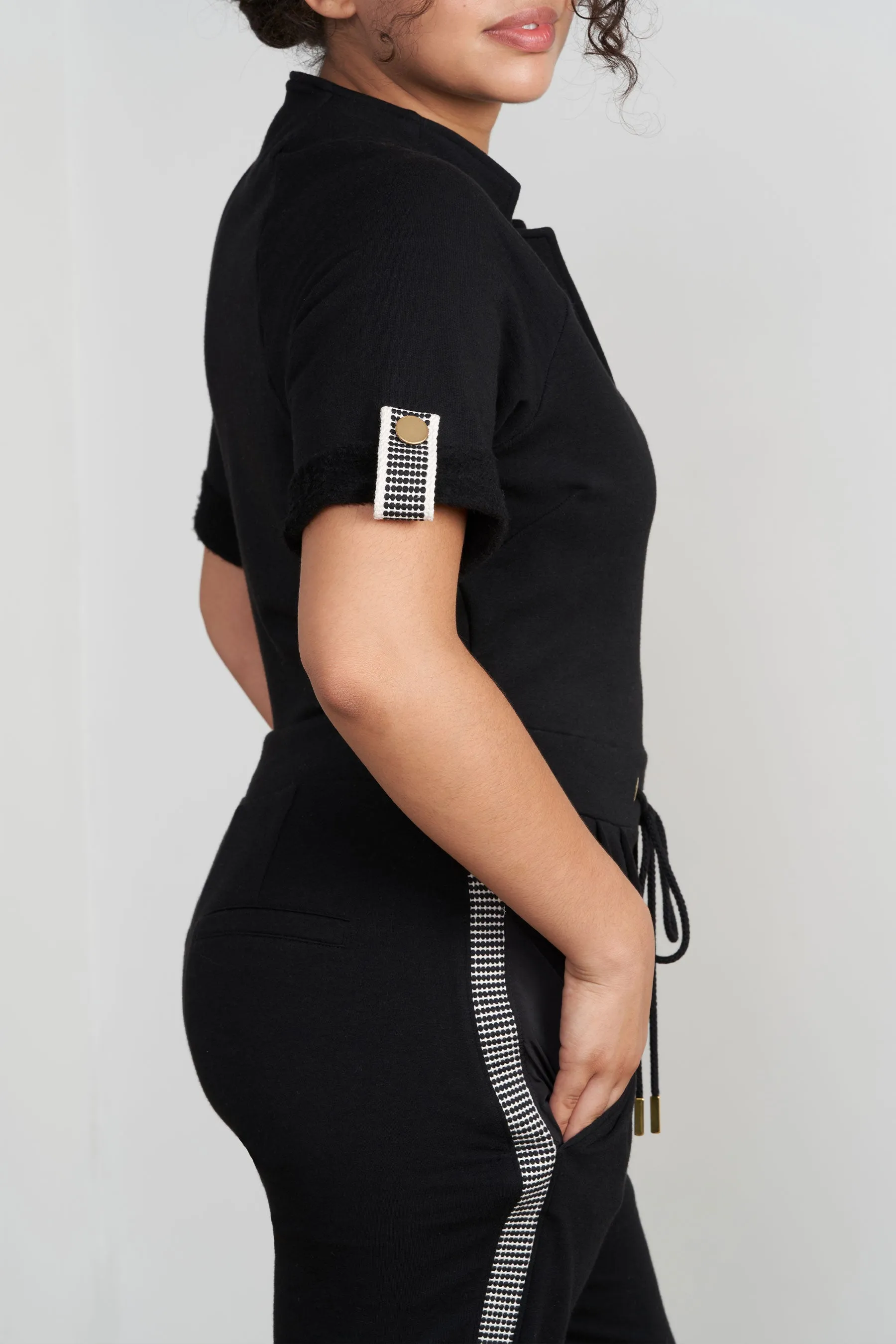 The Caroline Jumpsuit In Black sold by La Peony Clothing product image thumbnail 5