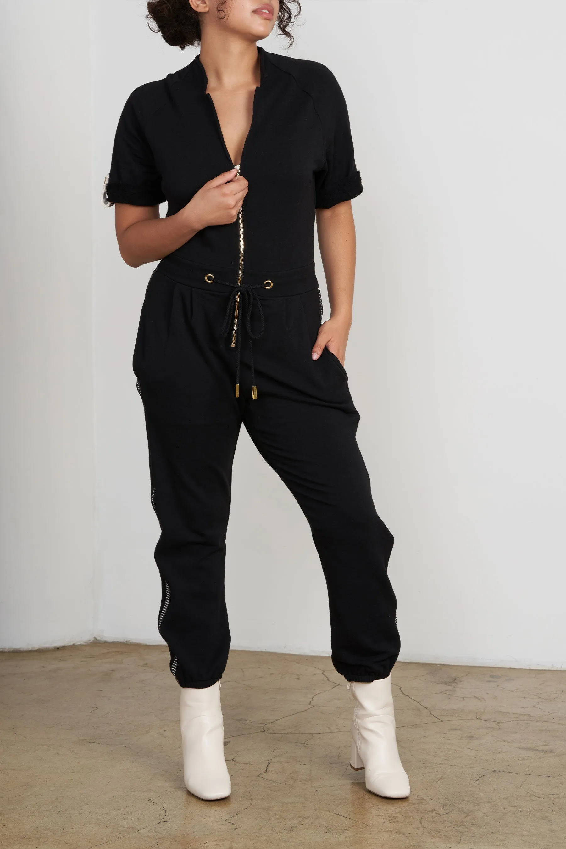 The Caroline Jumpsuit In Black sold by La Peony Clothing product image thumbnail 4