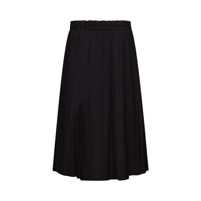 The Cecilia Skirt in Black on Black sold by La Peony Clothing