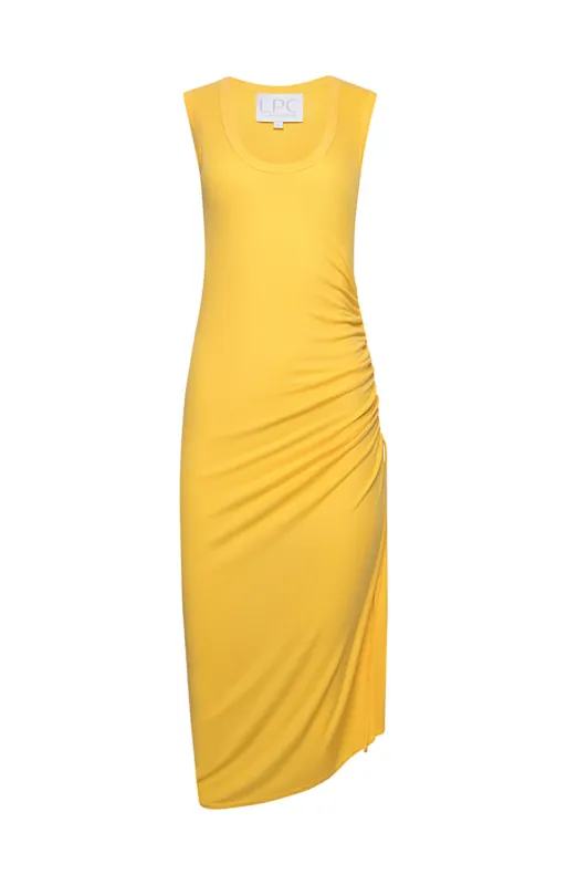 The Jessi Dress in Daffodil sold by La Peony Clothing