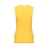The Tina Rib Knit U-Scoop Tank Top in Daffodil sold by La Peony Clothing