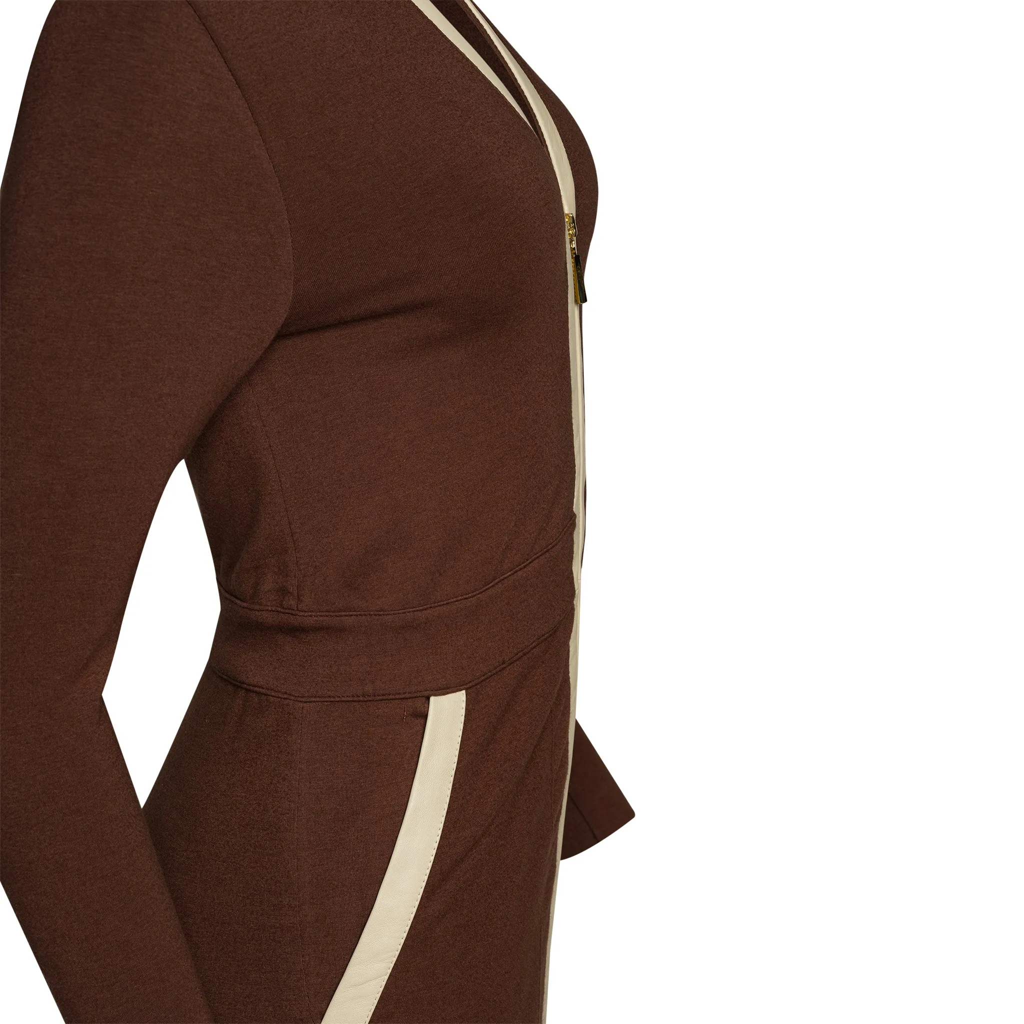 The Chantelle Dress in Chocolate sold by La Peony Clothing product image thumbnail 3