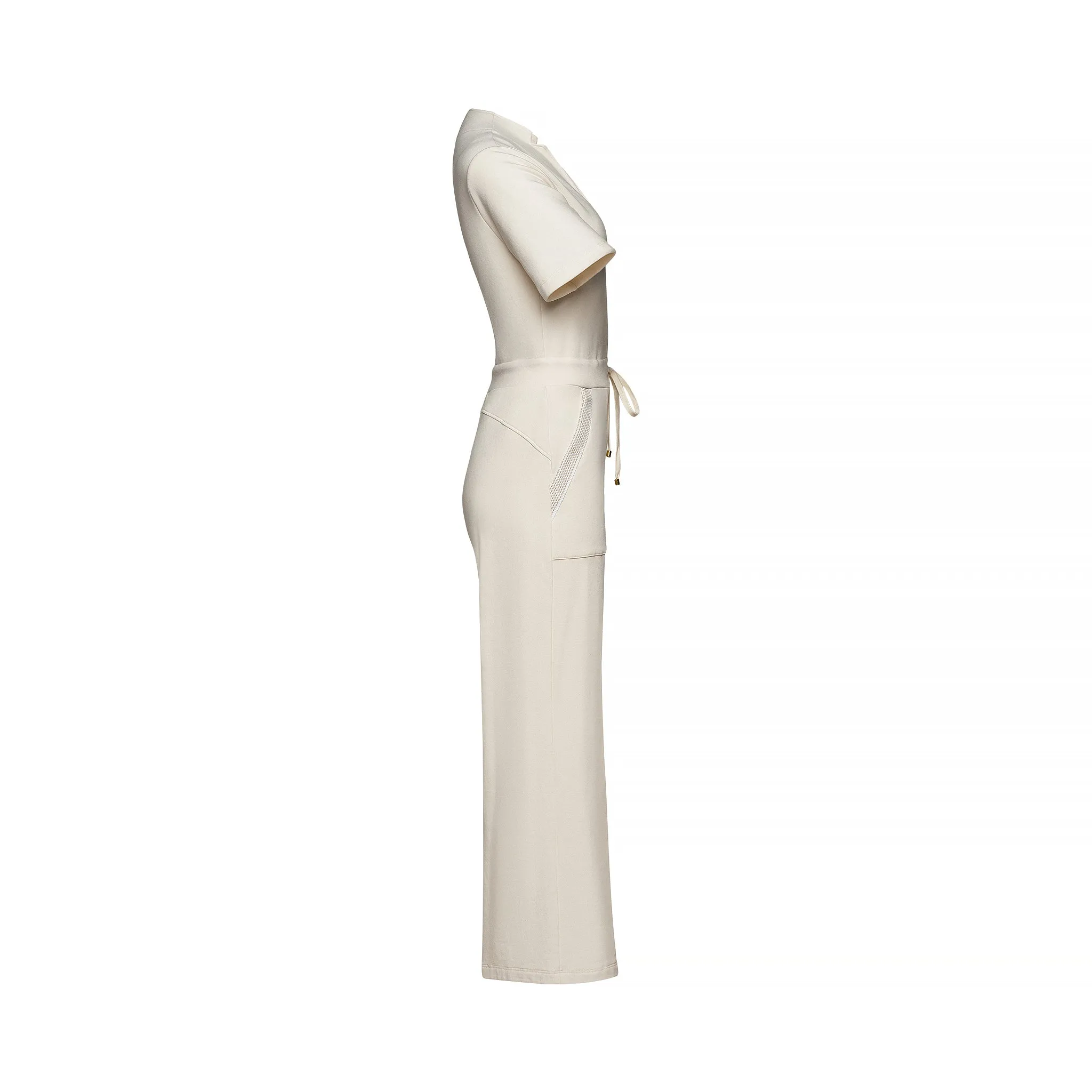The Carolina Jumpsuit in Cream sold by La Peony Clothing product image thumbnail 4