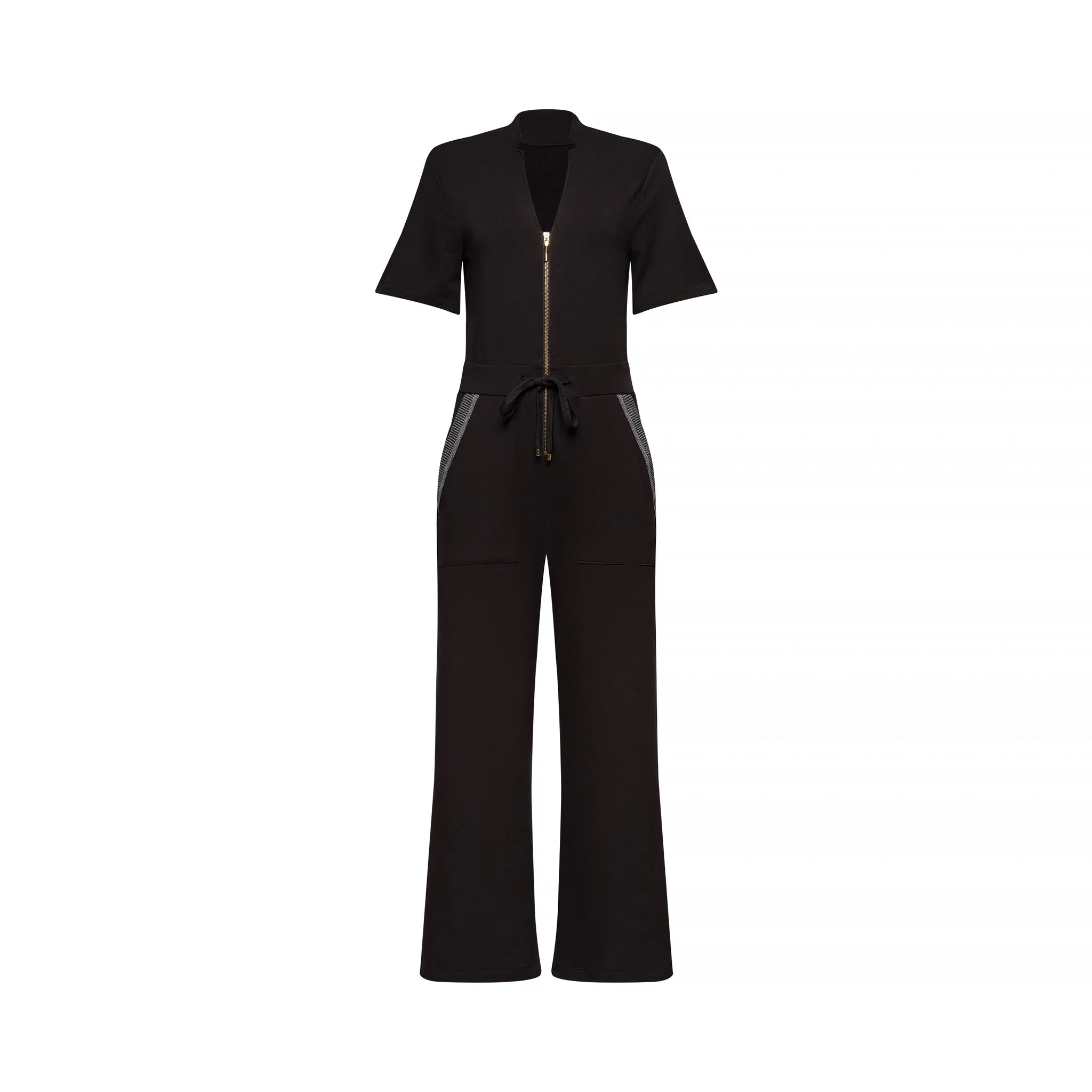 The Carolina Jumpsuit in Black sold by La Peony Clothing