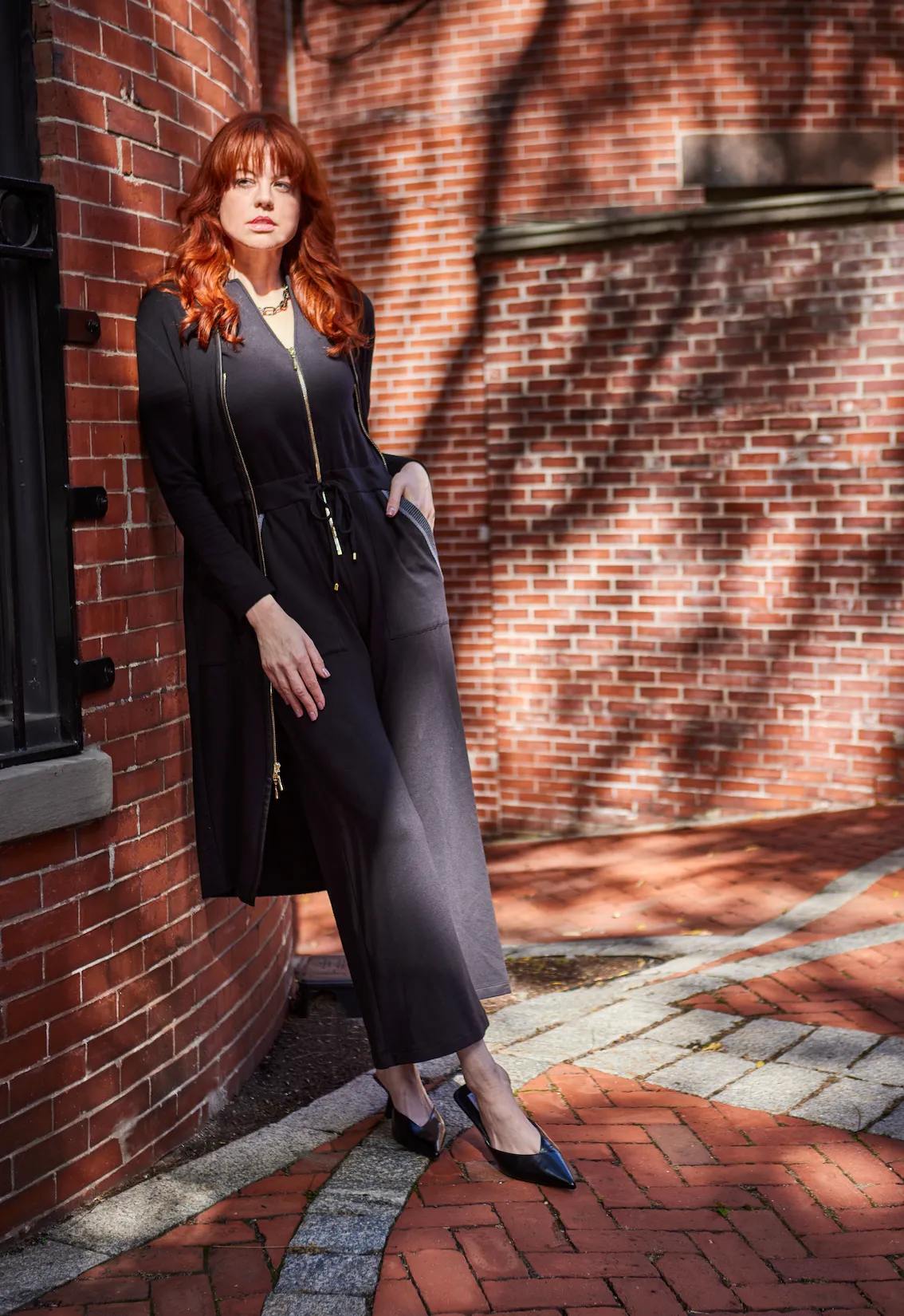 The Carolina Jumpsuit in Black sold by La Peony Clothing product image thumbnail 2