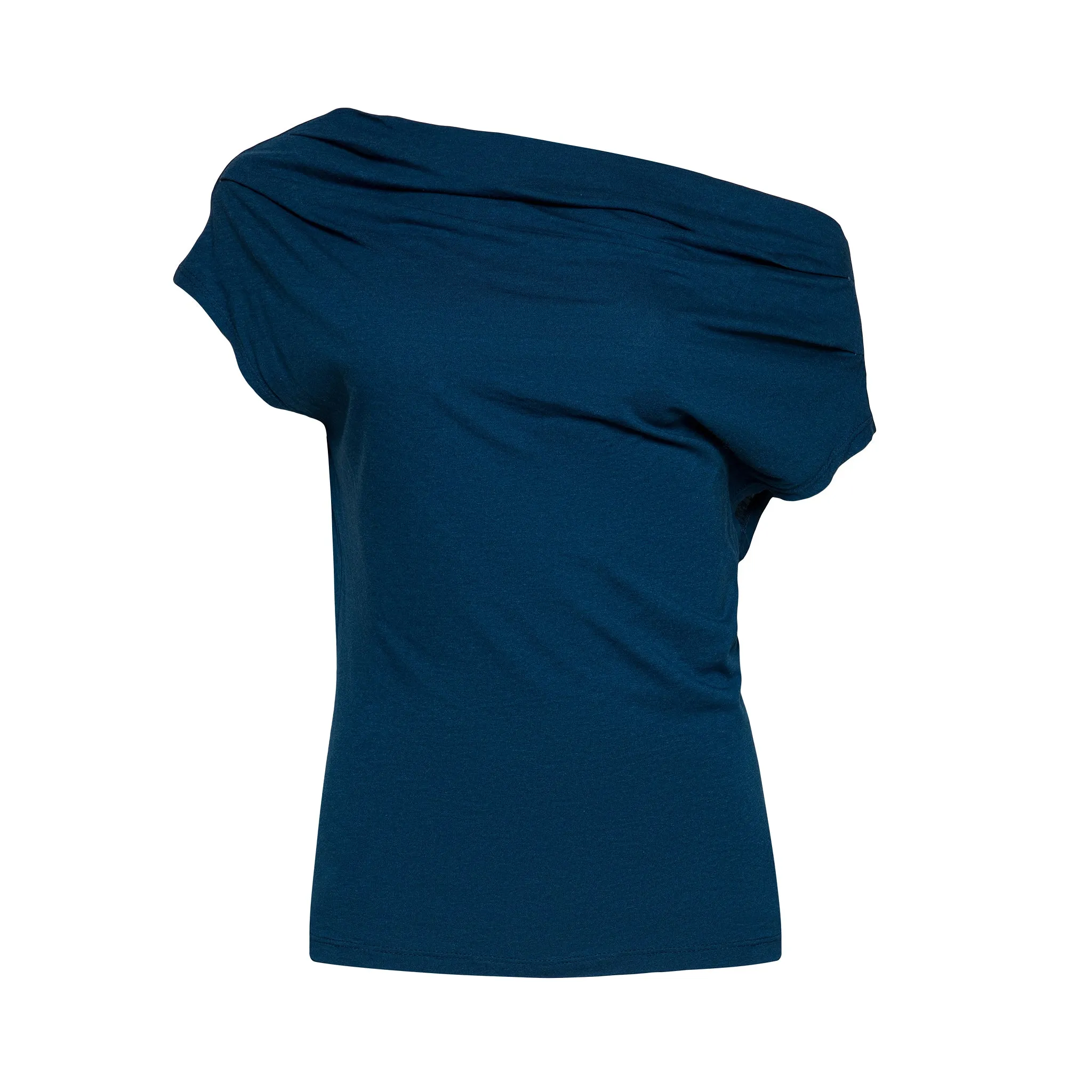 The Tracey Off-The-Shoulder Top in Navy sold by La Peony Clothing