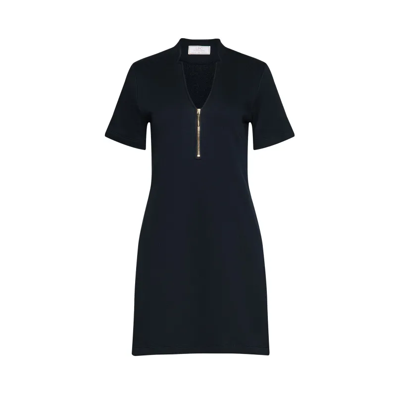 The Megan Pull Over Dress in Navy sold by La Peony Clothing