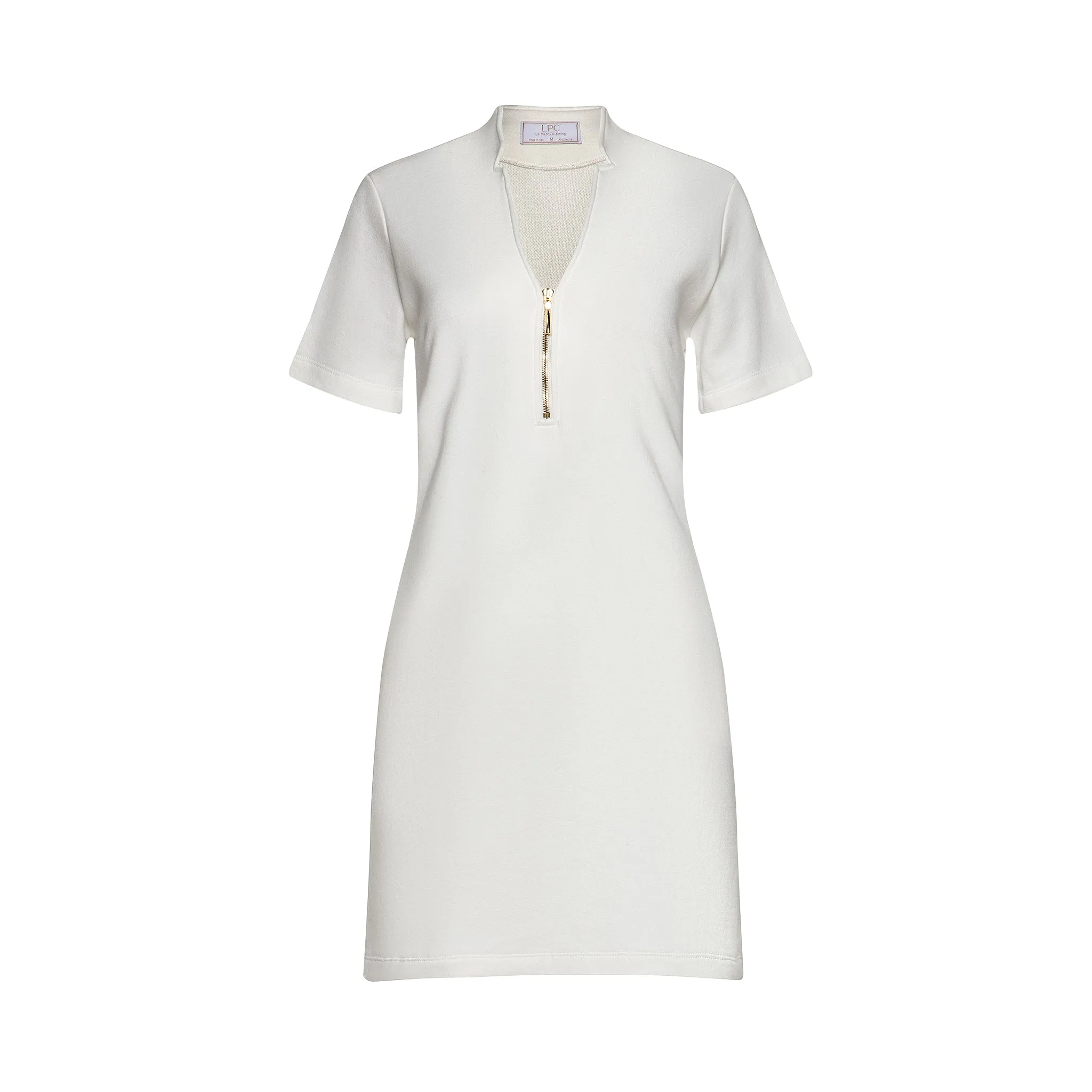 The Megan Pull Over Dress in White sold by La Peony Clothing