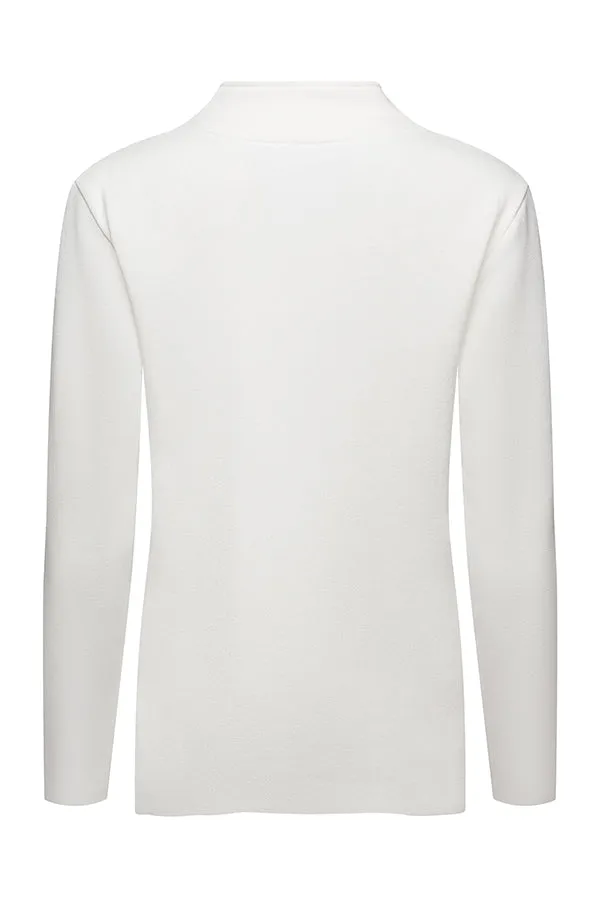 The Megan Long Sleeved Top in White sold by La Peony Clothing product image thumbnail 4